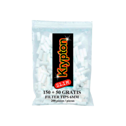 Filtros Krypton 6mm 200 uds-Distribución Mayorista