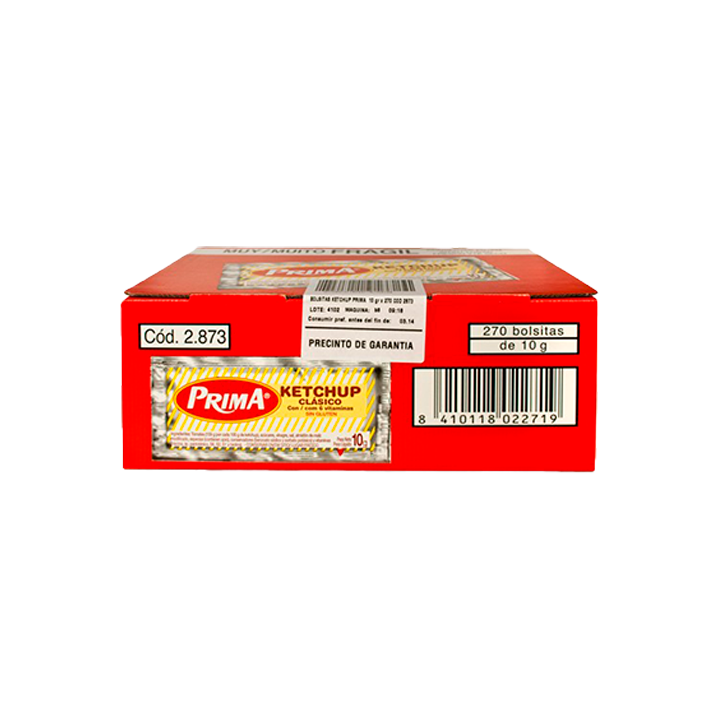 Ketchup Prima 10g-Distribución Mayorista