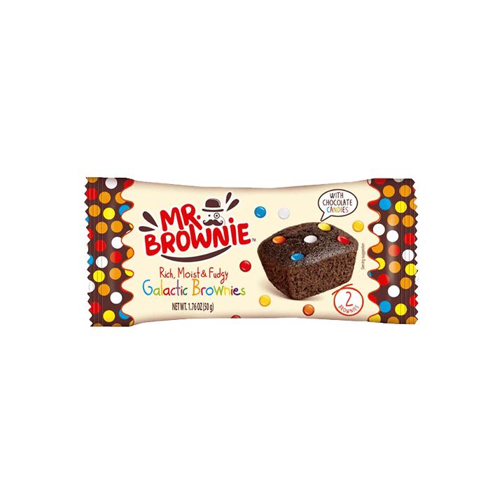 Galactic Brownies 12x50g Mr.Brownie - Distribución Mayorista