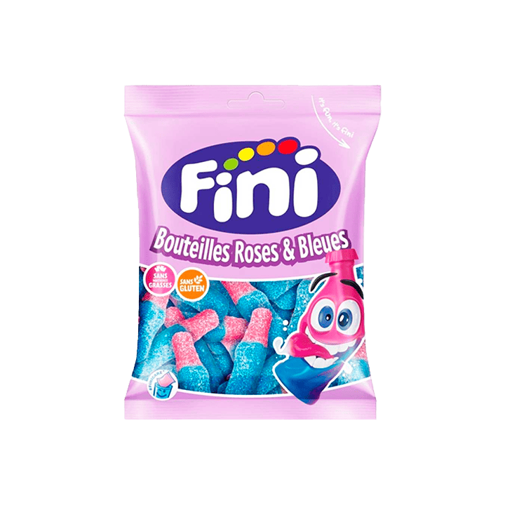 Roze en Blauwe Flesjes 90 g Fini Halal | Distribucion Mayorista