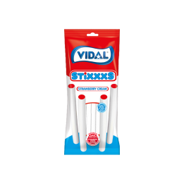 Stixxxs Fresa y Nata Vidal 90g - Distribución Mayorista