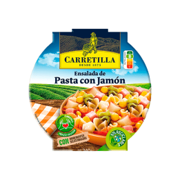 Ensalada Pasta con Jamón 240g Carretilla-Distribución Mayorista