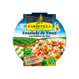 Rijstsalade met Krabsticks 240g Carretilla - Distribución Mayorista