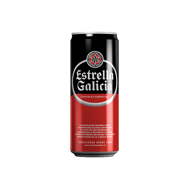 Cerveza Estrella Galicia 330ml-Distribución Mayorista