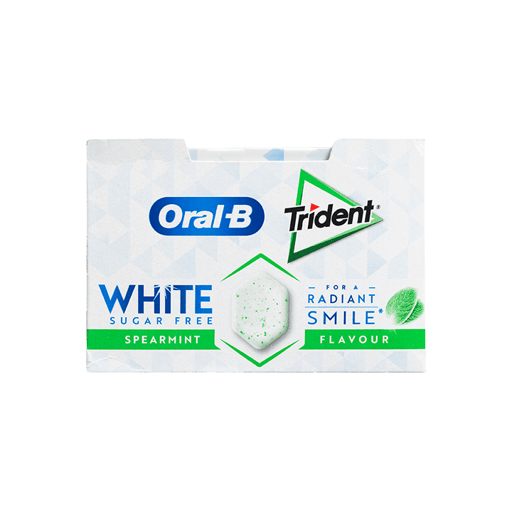 Trident White 17 g Senza Zucchero | Distribución Mayorista