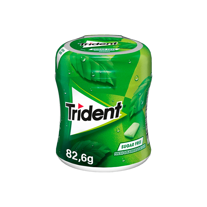 Trident Dragee Groene Munt 82,6 g - Distribución Mayorista