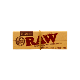 Raw Classic Connoisseur 1.1/4 + Tips - Distribución Mayorista