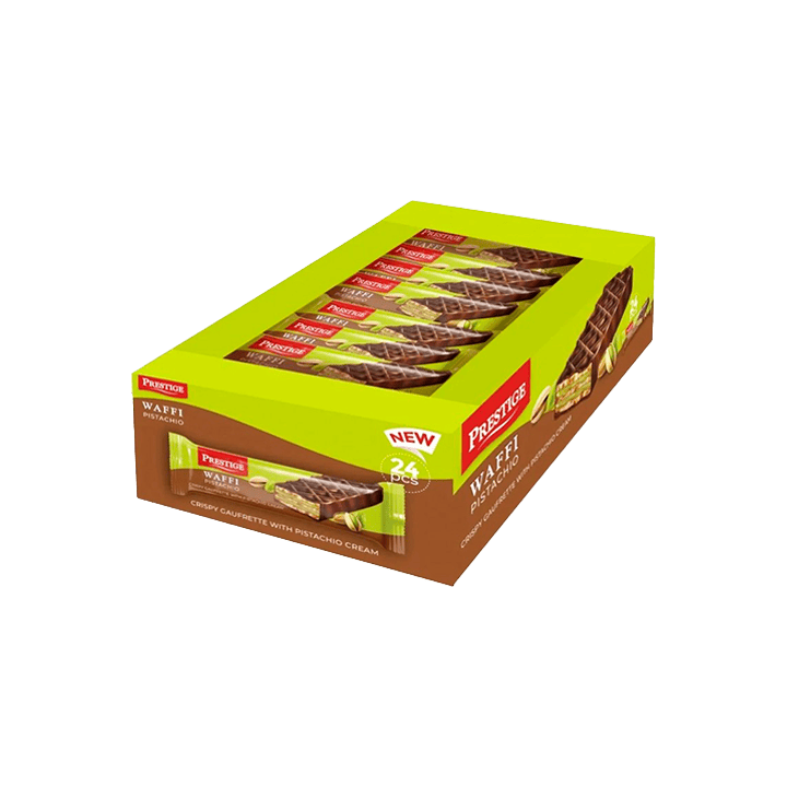 Waffi Wafer Pistachio 21g - Distribución Mayorista