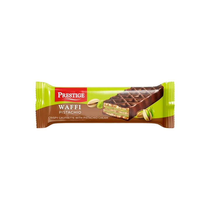 Waffi Wafer Pistachio 21g - Distribución Mayorista
