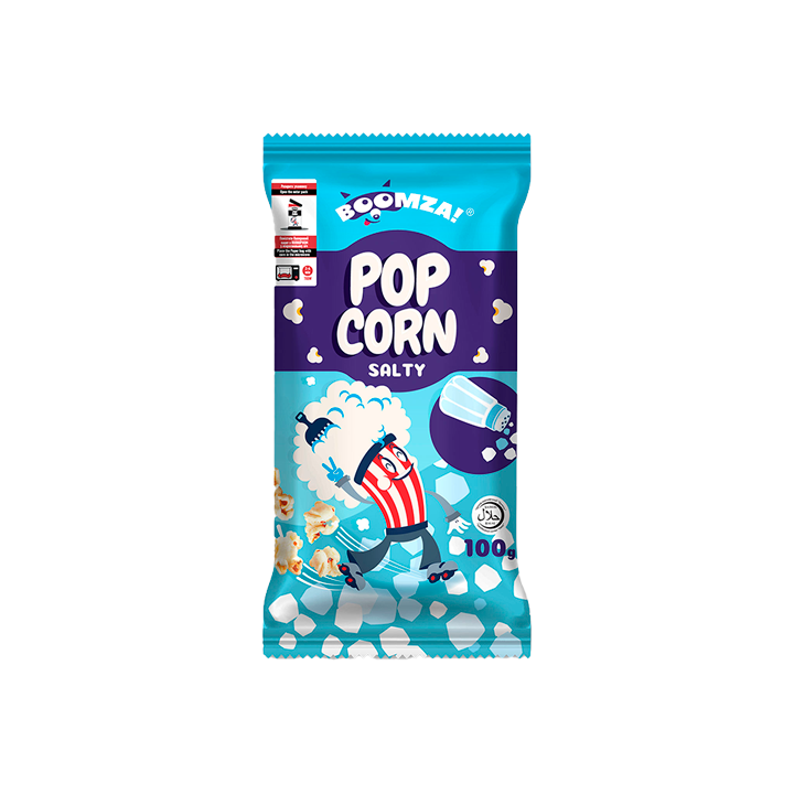 Boomza Popcorn Sal 100g - Distribución Mayorista