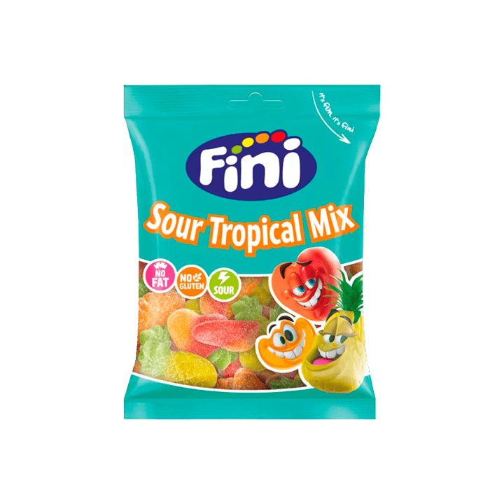Sour Tropical Mix 90g Fini - Distribución Mayorista
