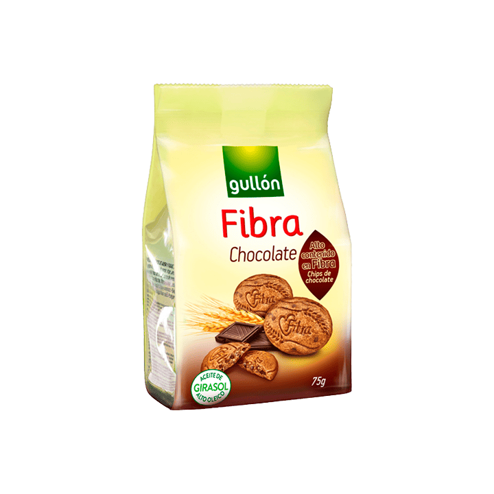 Gullón Fibra Chocolate 75g  - Distribución Mayorista