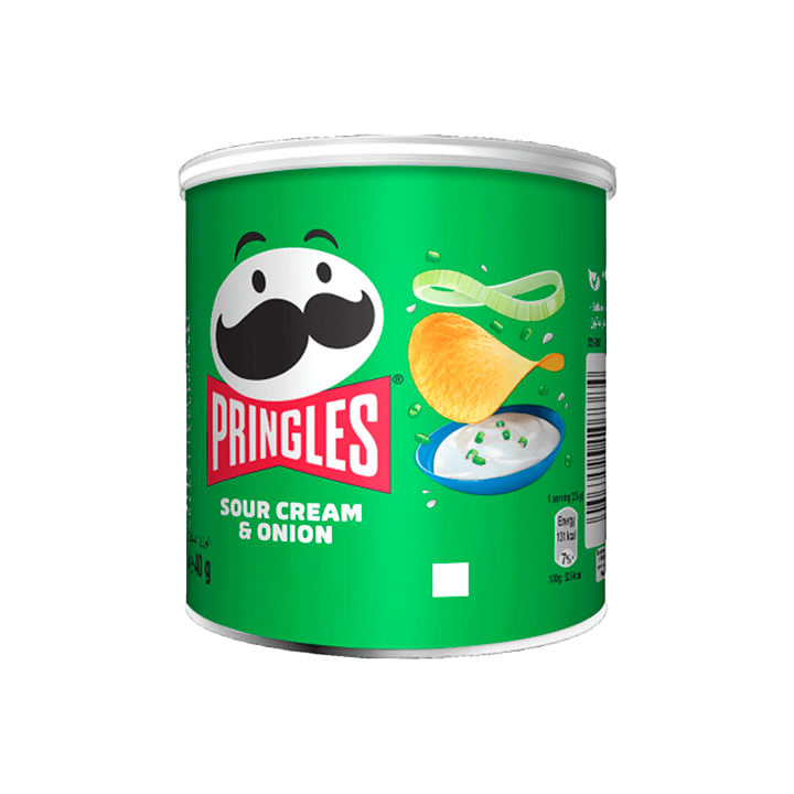 Pringles Sour Cream Onion 40g-Distribución Mayorista