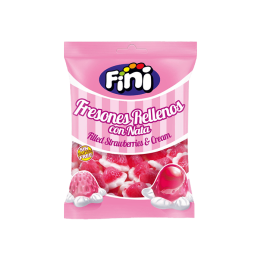 Fresones Rellenos con Nata 90g Fini-Distribución Mayorista