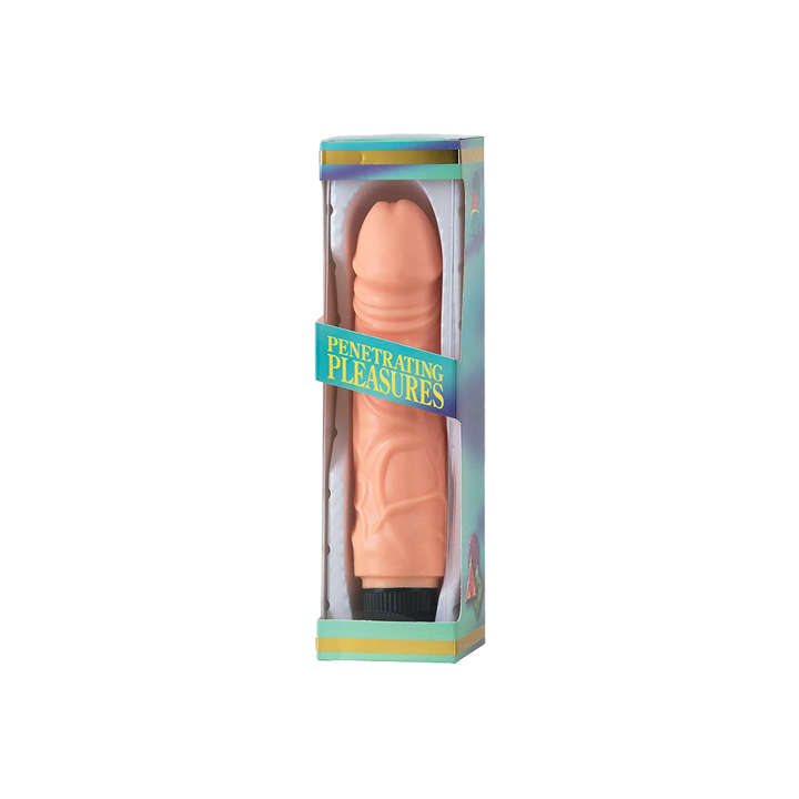 Vibrador Carne Liso Penetrating Pleasures-Distribución Mayorista