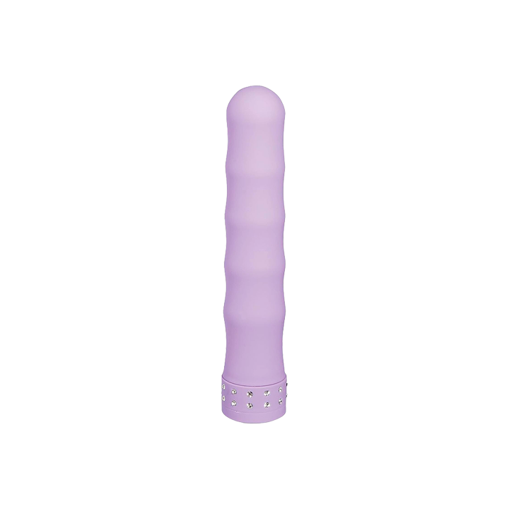 Vibrador Diamond Violeta 18cm-Distribución Mayorista
