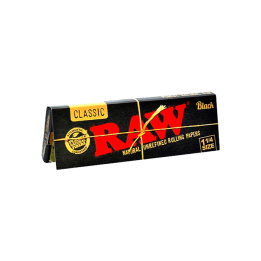 Raw Classic 1.1/4 Negro-Distribución Mayorista