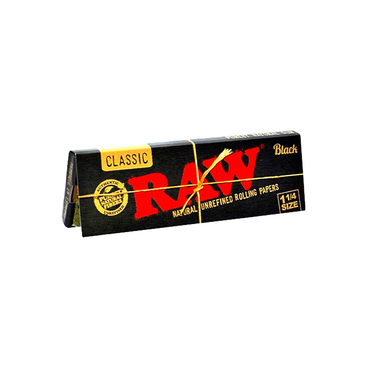 RAW Classic 1.1/4 Zwart | Distribución Mayorista