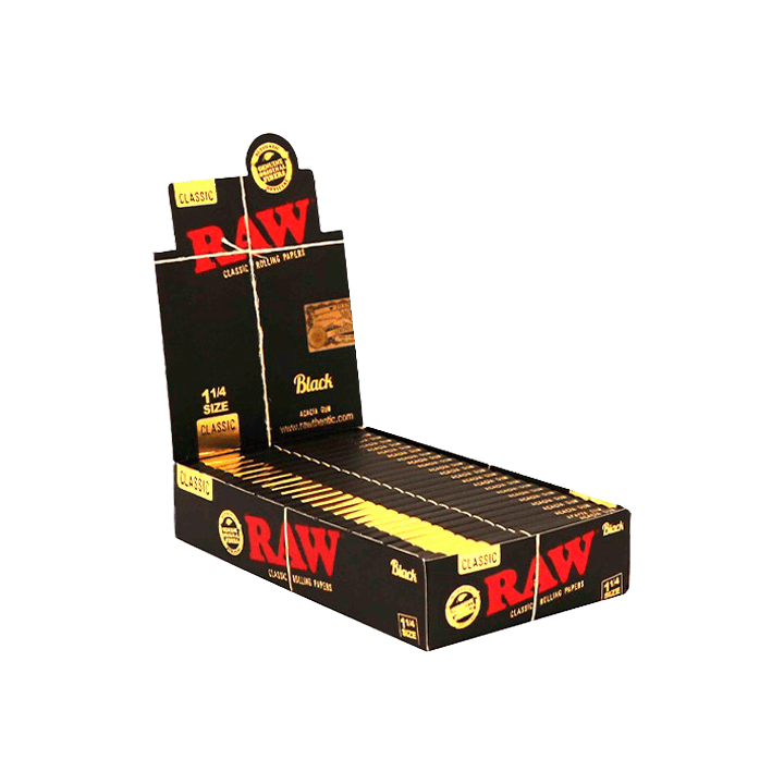 Raw Classic 1.1/4 Negro-Distribución Mayorista
