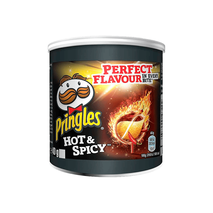 Pringles Hot & Spicy 40g-Distribución Mayorista