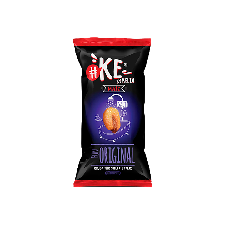 KE Maíz Frito con Sal 100g Kelia R6-Distribución Mayorista
