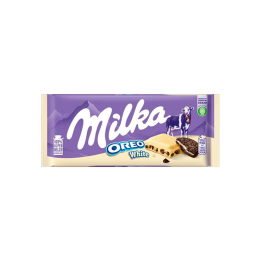 Milka Chocolate Blanco y Oreo 100g - Distribución Mayorista