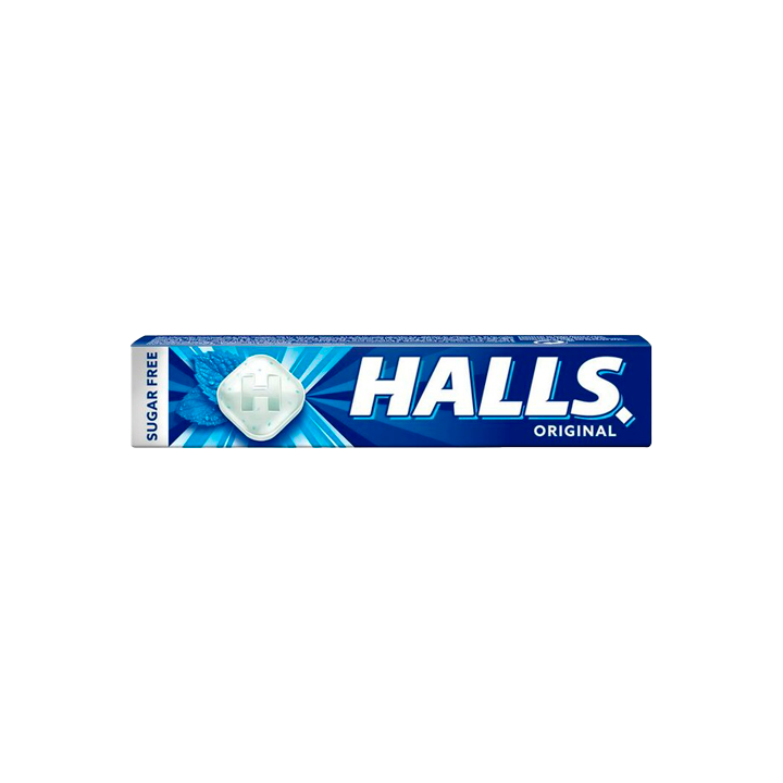 Halls Original Blauw 20 stuks Suikervrij | Distribución Mayorista