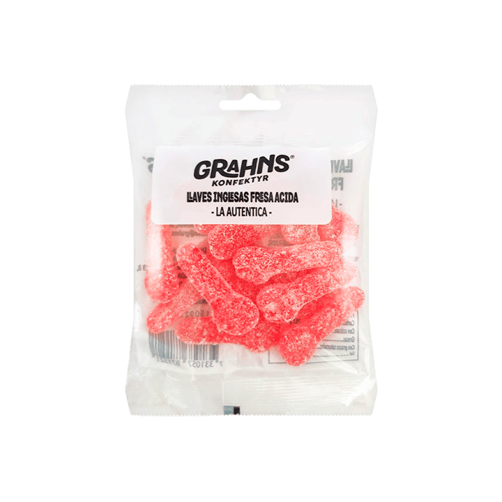 Llaves Inglesas Ácidas Fresa 85g-Distribución Mayorista
