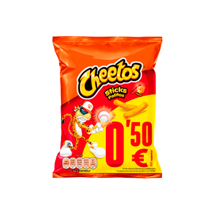 Cheetos Sticks Prijsmarkering €0,50 21 g - Distribución Mayorista