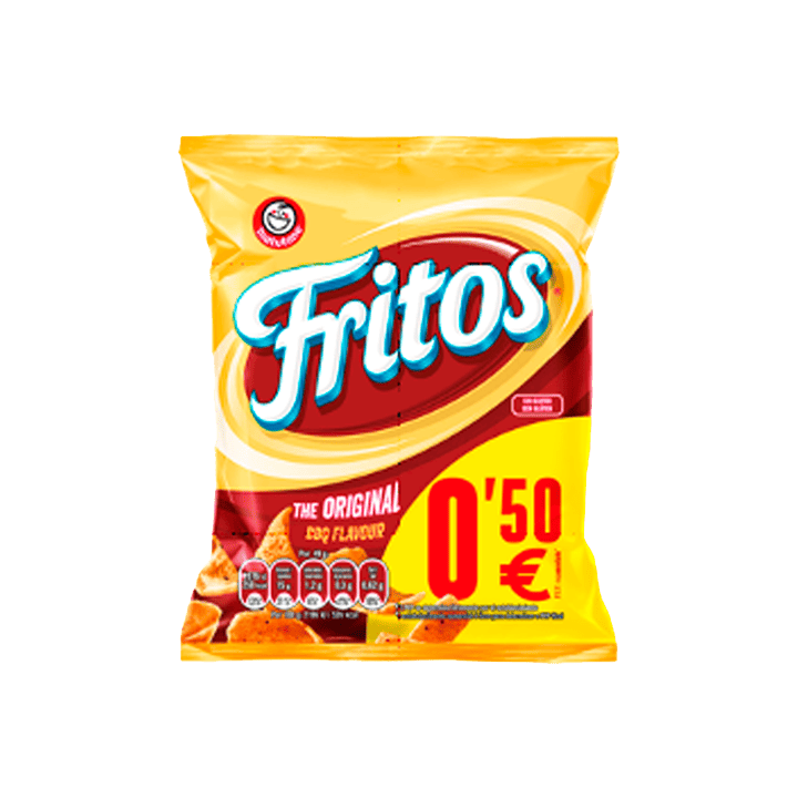 Fritos BBQ Marcado 0,50€ 49g - Distribución Mayorista
