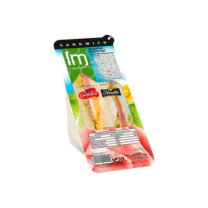 Sandwich Vegetal con York 150g - Distribución Mayorista