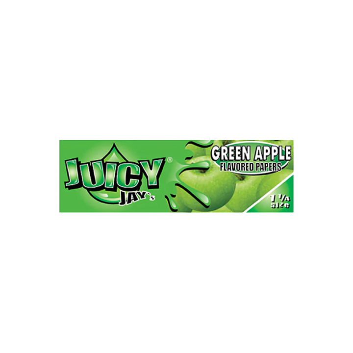 Juicy Jay's Green Apple 1.1/4 Vloei | Distribución Mayorista