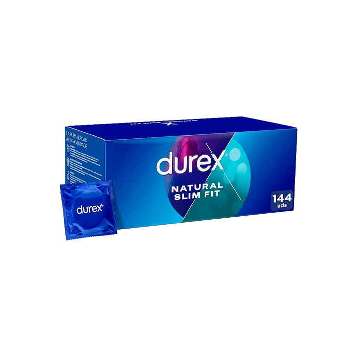 Durex Natural Slim Fit 144 uds - Distribución Mayorista