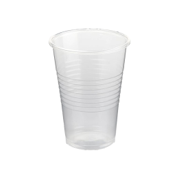 Transparante plastic beker 220 ml-Distribución Mayorista