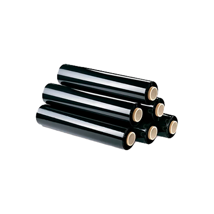 Filme Estirável Preto Uso Manual 23 micras 50 cm | Distribucion Mayorista