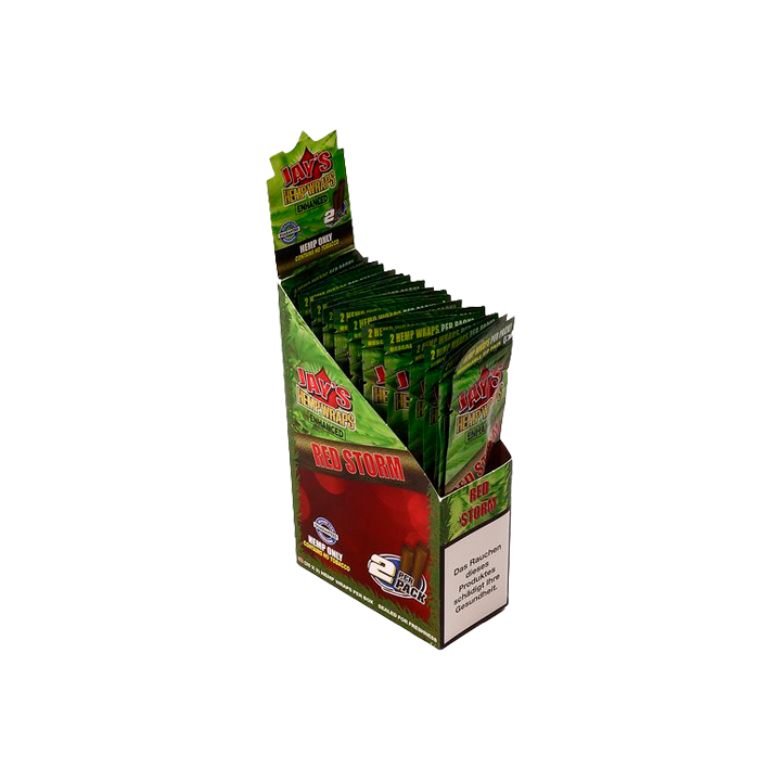 Jay's Hemp Wraps Red Storm | Distribución Mayorista