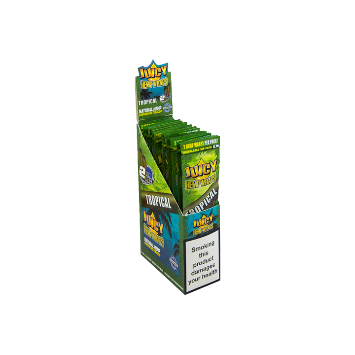 Papel Juicy Hemp Wraps Tropical-Distribución Mayorista