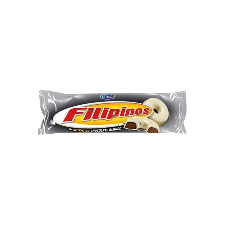 Filipinos Cioccolato Bianco 128 g Artiach-Cuétara | Distribucion Mayorista