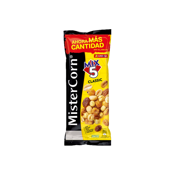 MisterCorn Mix 5 Classic 48g Grefusa-Distribución Mayorista