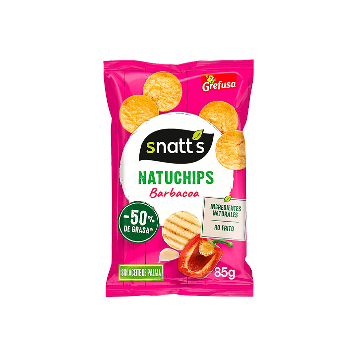 Natuchips Salsa Barbacoa 26g Grefusa-Distribución Mayorista