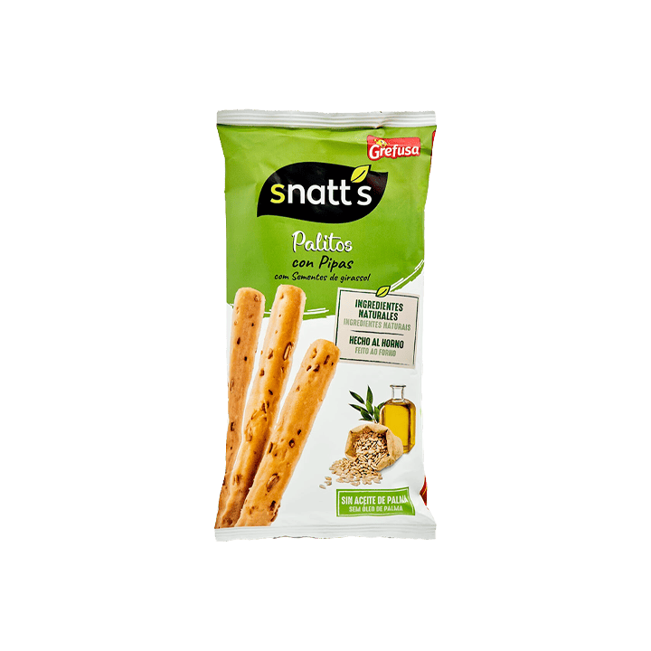 Snatt's Palitos de Pipas 40g Grefusa-Distribución Mayorista