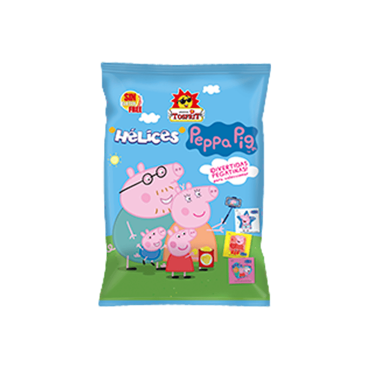 Hélices Peppa Pig 22g Tosfrit-Distribución Mayorista