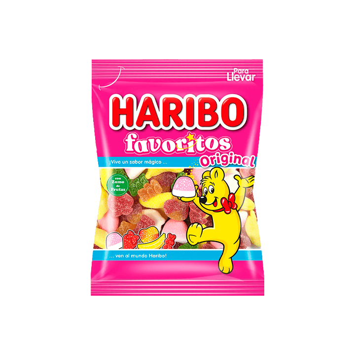 Favoritos Azúcar 90g Haribo-Distribución Mayorista