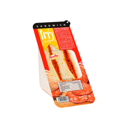 Sandwich Chorizo Pamplona y Queso 130g - Distribución Mayorista