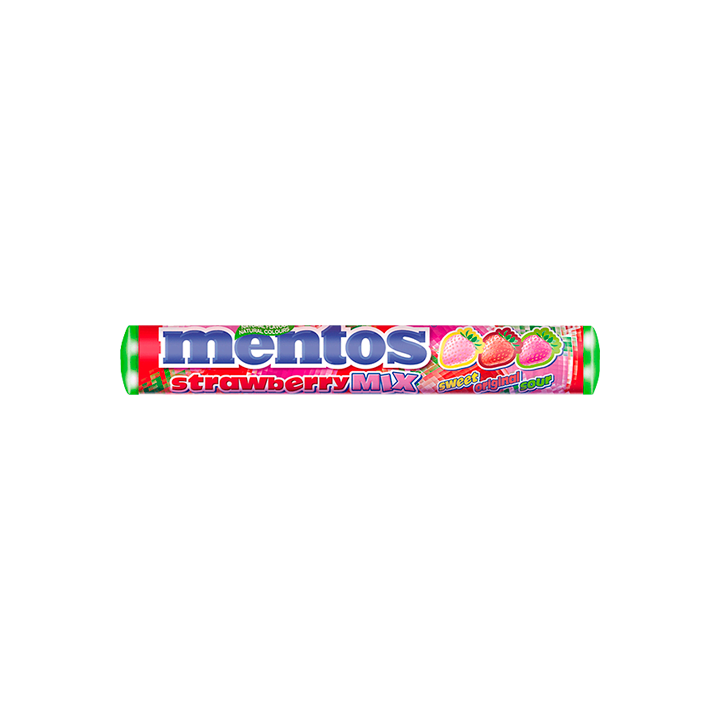 Mentos Fresa 37,5g-Distribución Mayorista