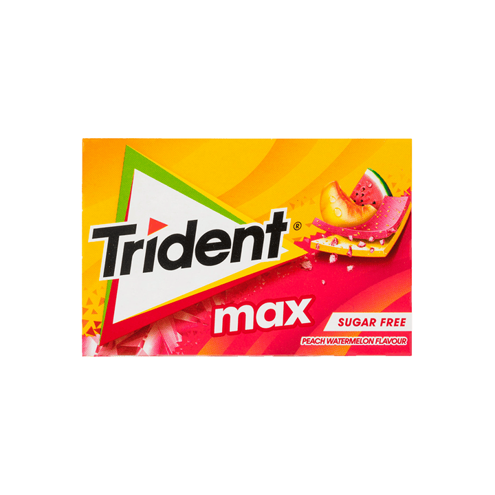 Trident Max Feuille Pêche/Pastèque -Distribución Mayorista