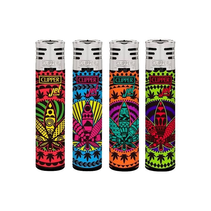 Mechero Jet Flame Marihuana Clipper - Distribución Mayorista