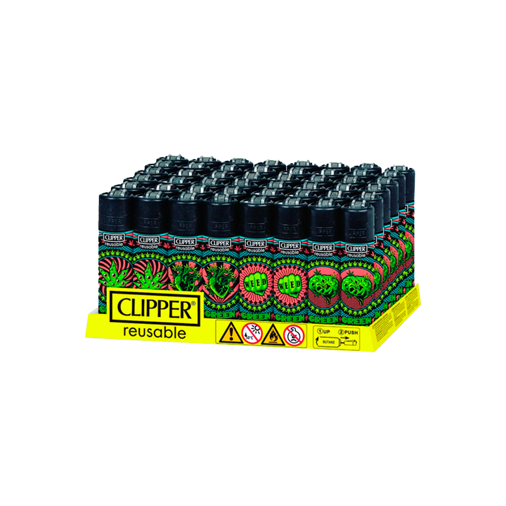 Clipper Aansteker CP11 Marihuanablad | Distribución Mayorista