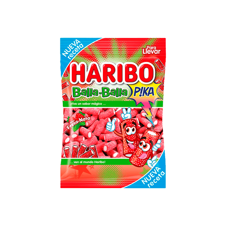Fresa Balla Pica 100g Haribo-Distribución Mayorista