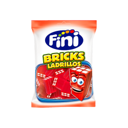 Ladrillos Fresa Brillo 90g Fini-Distribución Mayorista